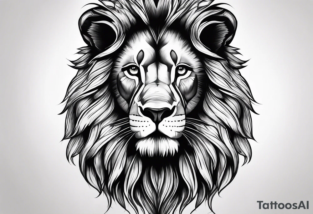 lion,love, design, tattoo idea