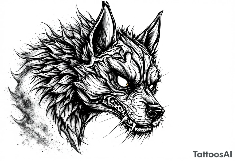 Japanese fu dog tattoo idea