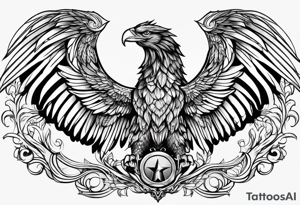 Valkyrie wings tattoo idea