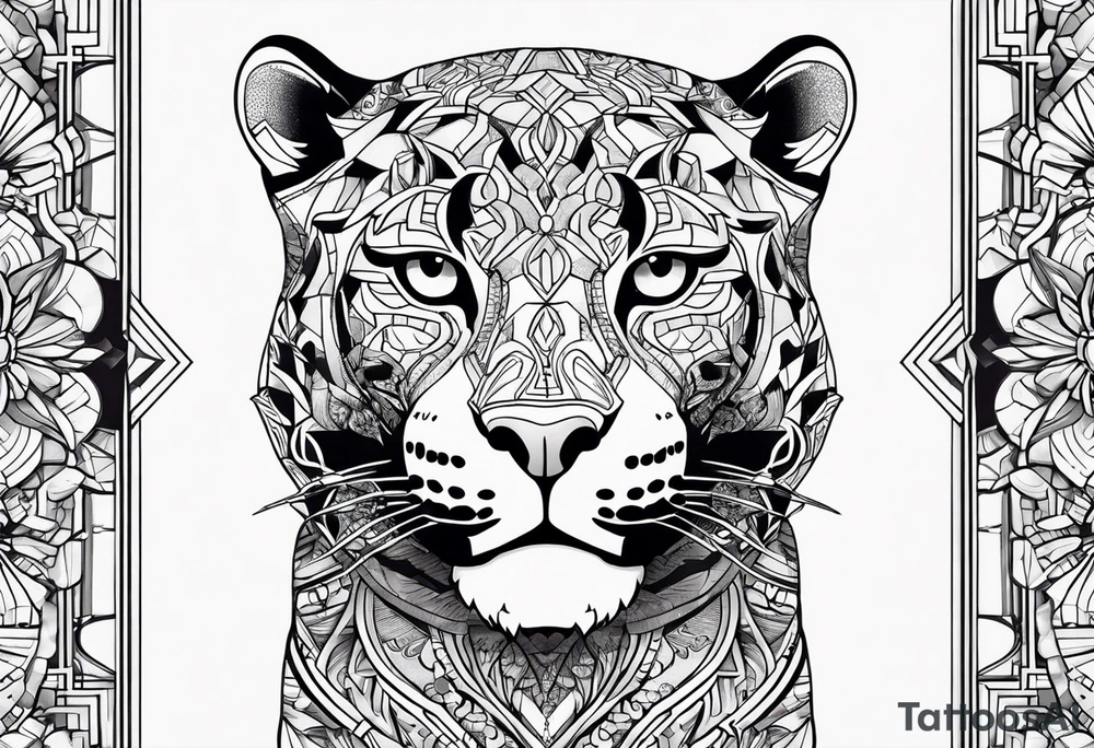 Jaguar tattoo idea