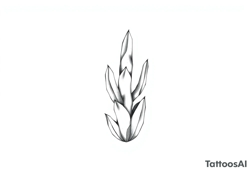 Cute cacti tattoo idea