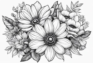 Wildflowers, forearm tattoo idea