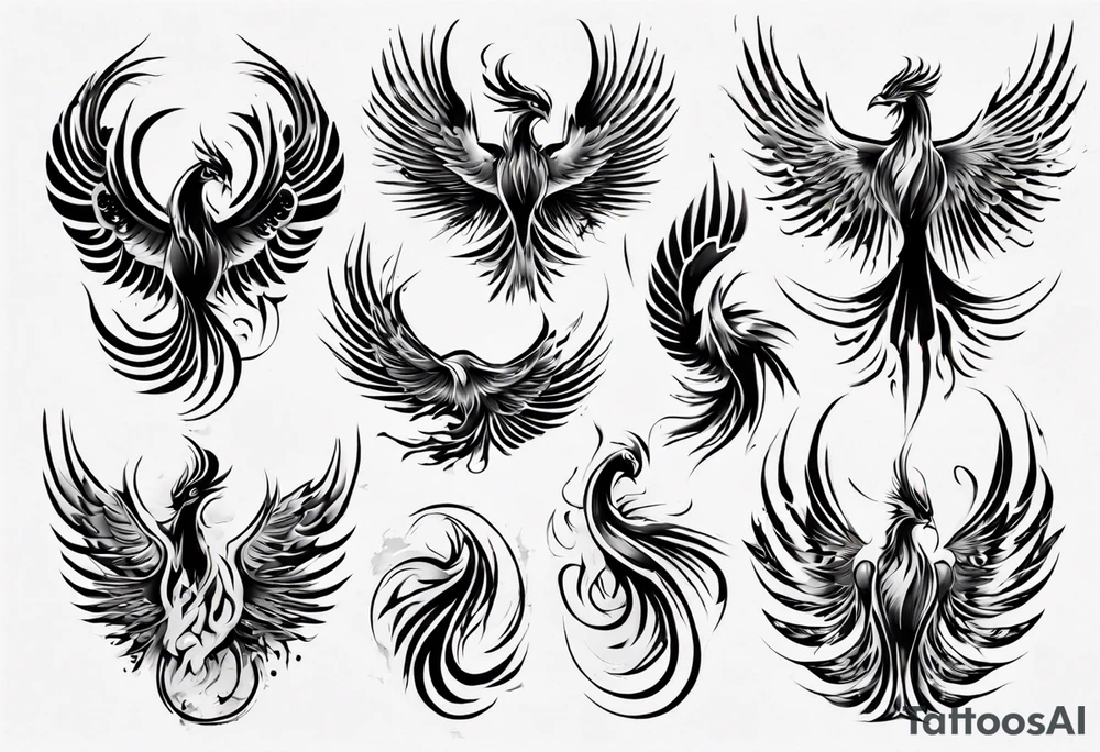 Phoenix tattoo idea