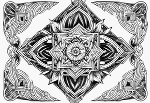 broken uruburus tattoo idea