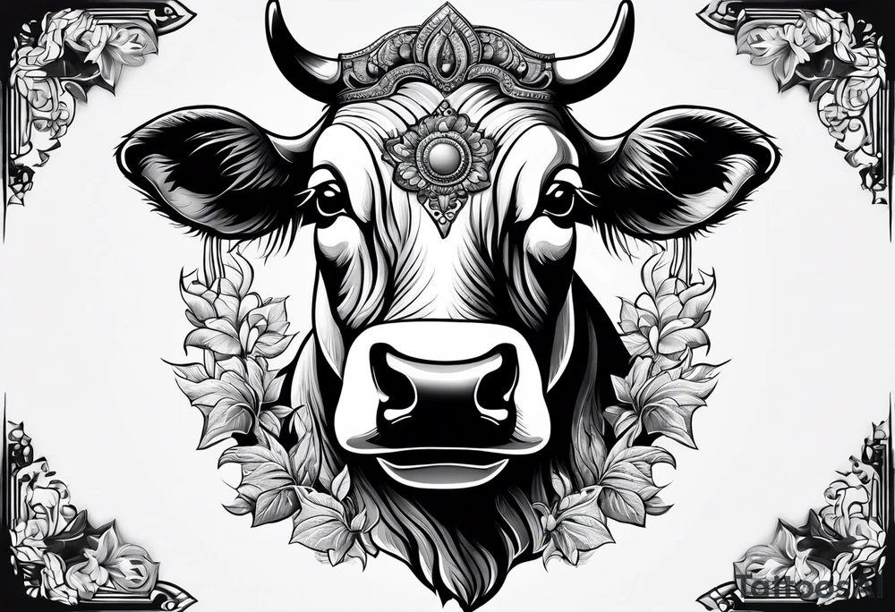 India cow tattoo idea