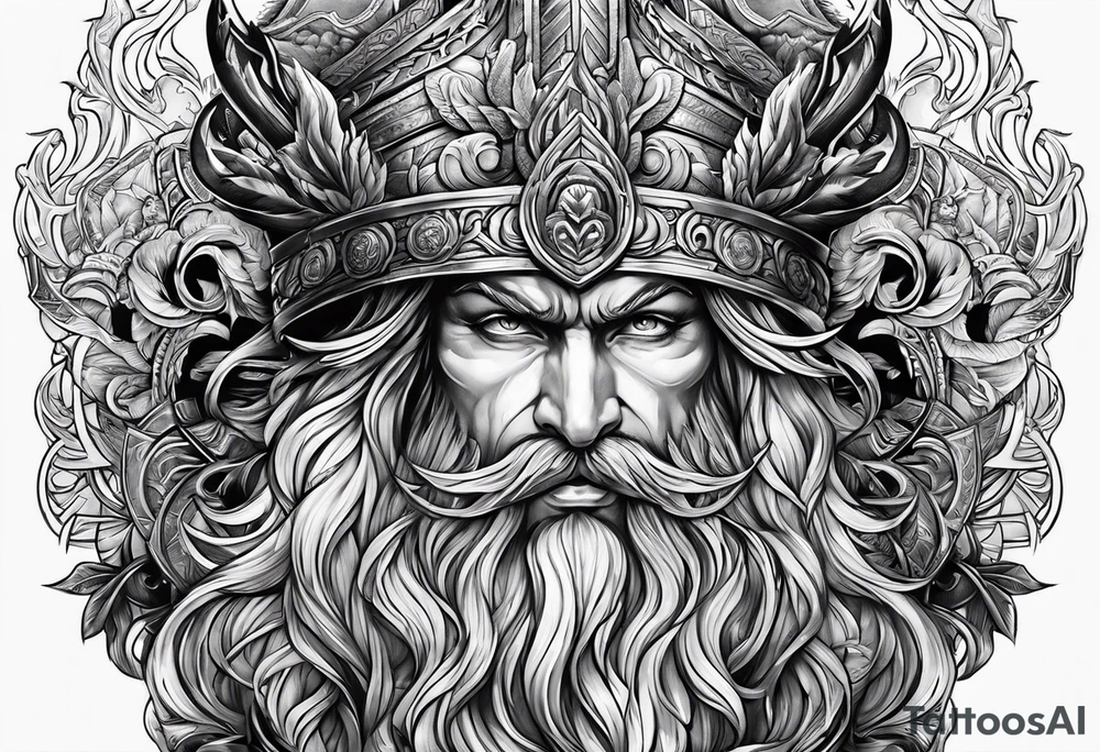 Valhalla gods tattoo idea