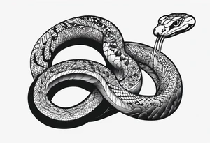 Snake LONG tattoo idea