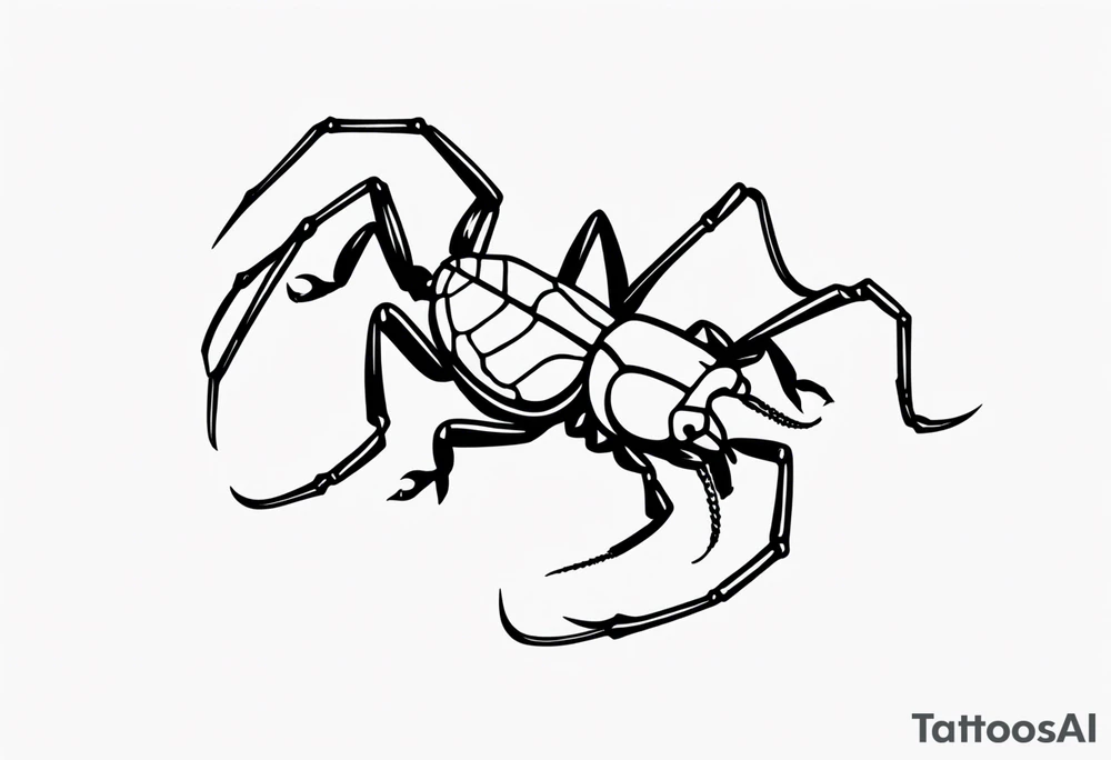 small Julia scorpion tattoo idea
