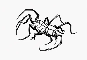 small Julia scorpion tattoo idea