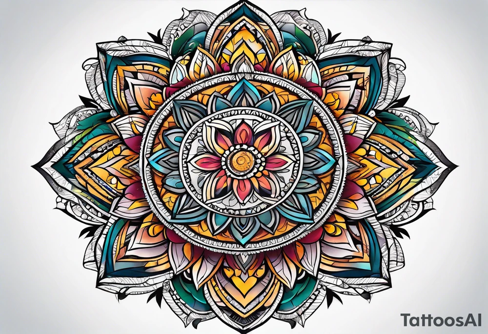 mandala tattoo idea