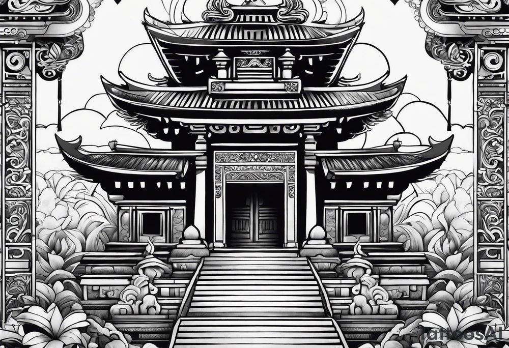 Bali gates to heaven tattoo idea