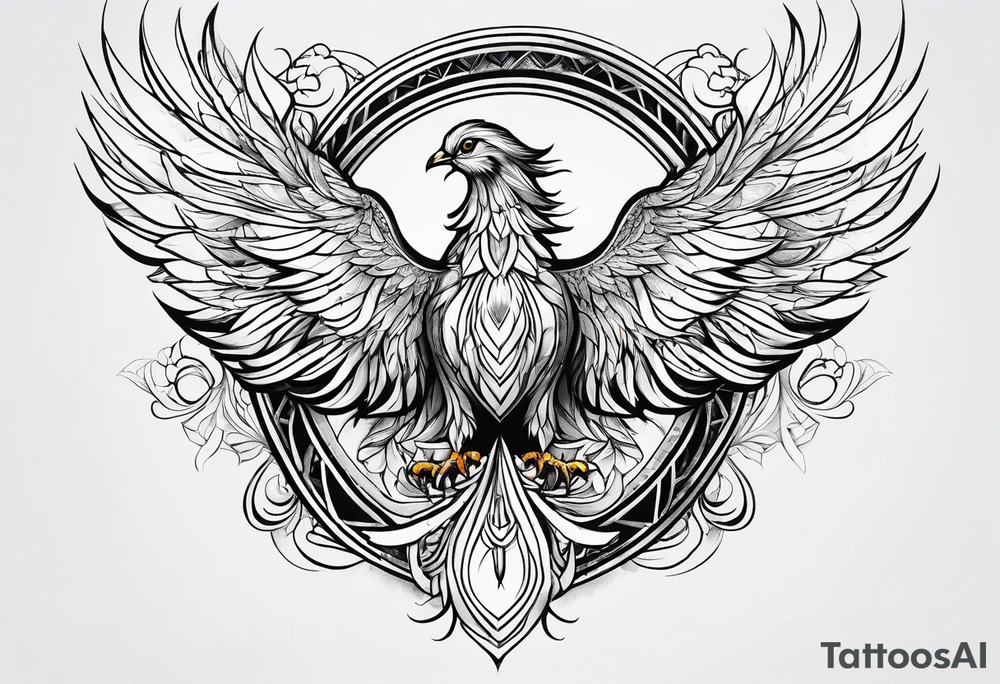 Phoenix tattoo idea