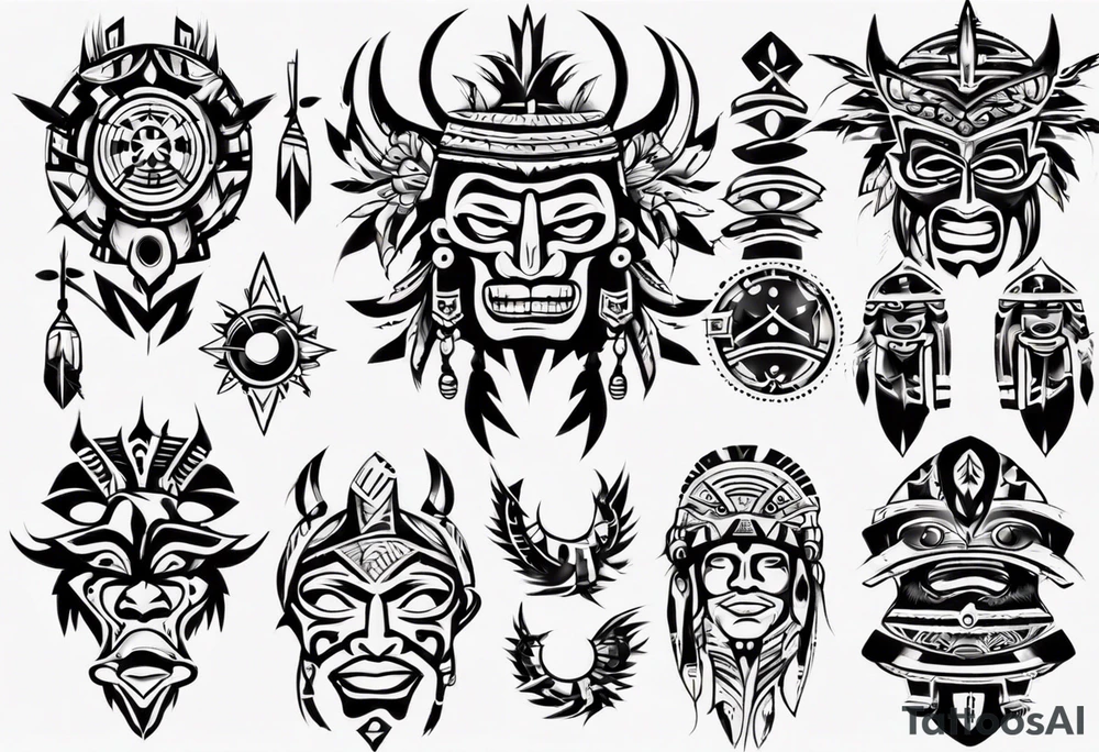 philippines, native, tribal tattoo idea