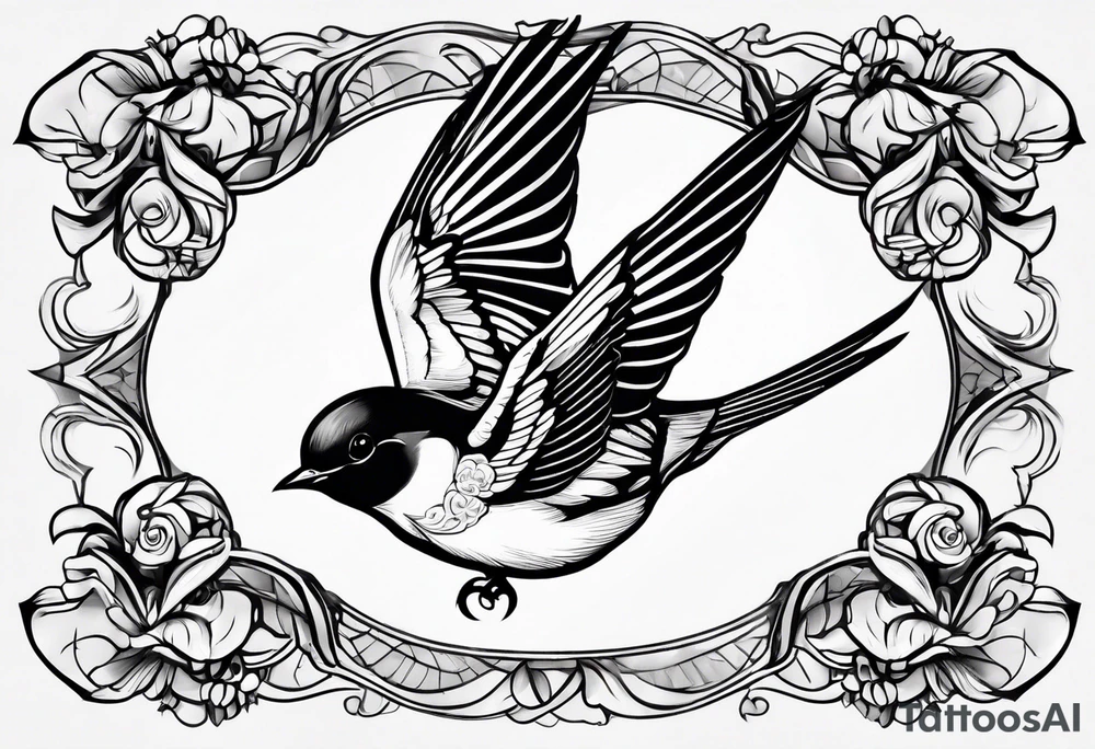 swallow tattoo idea