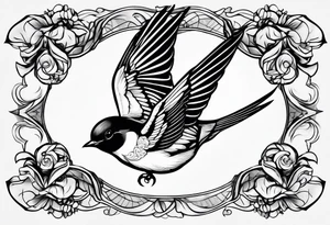 swallow tattoo idea