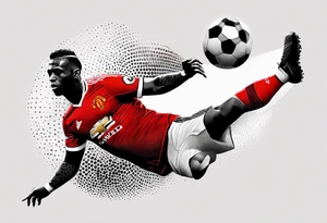 Manchester united 
Red Devil heading a 
football tattoo idea