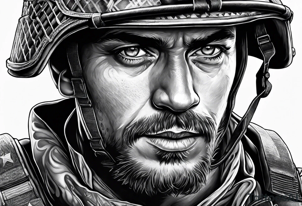 soldier tattoo idea
