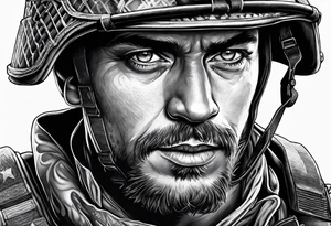 soldier tattoo idea