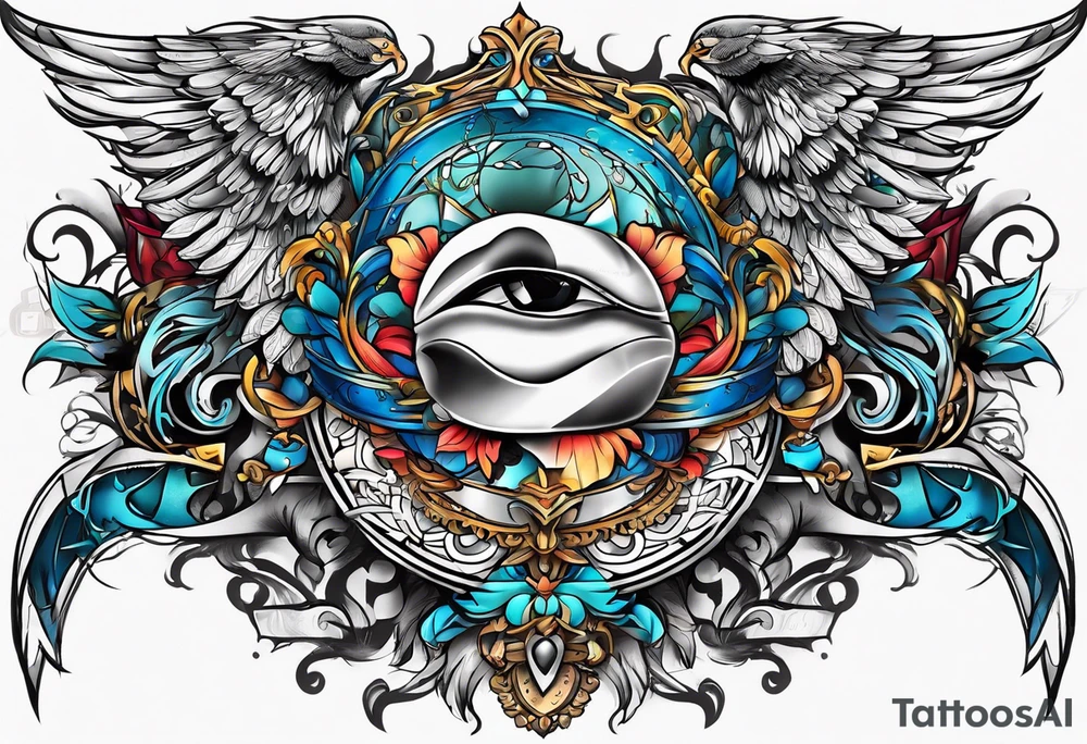underchest tattoo idea