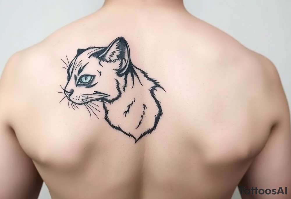 Black Cat tattoo idea