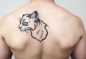 Black Cat tattoo idea