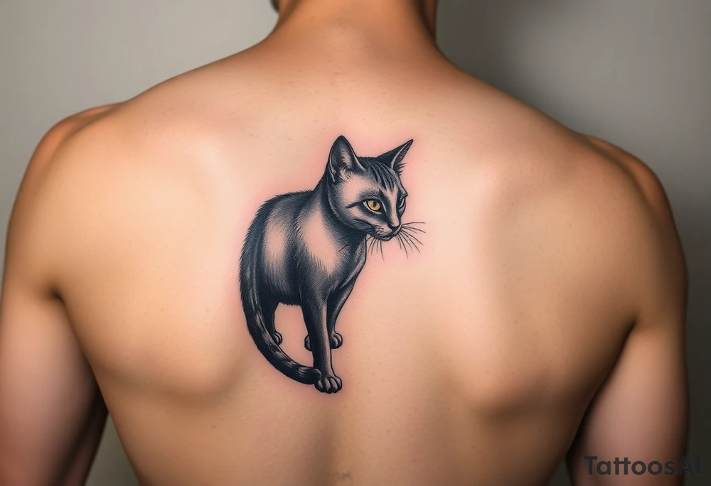Black Cat tattoo idea