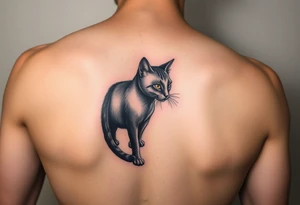 Black Cat tattoo idea