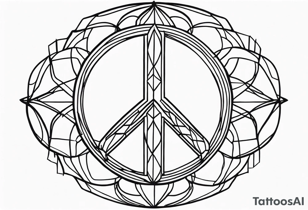 mindfulness peace tattoo idea