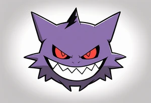 Gengar tattoo idea