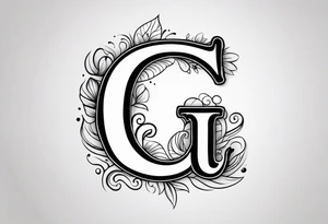 The letter G tattoo idea