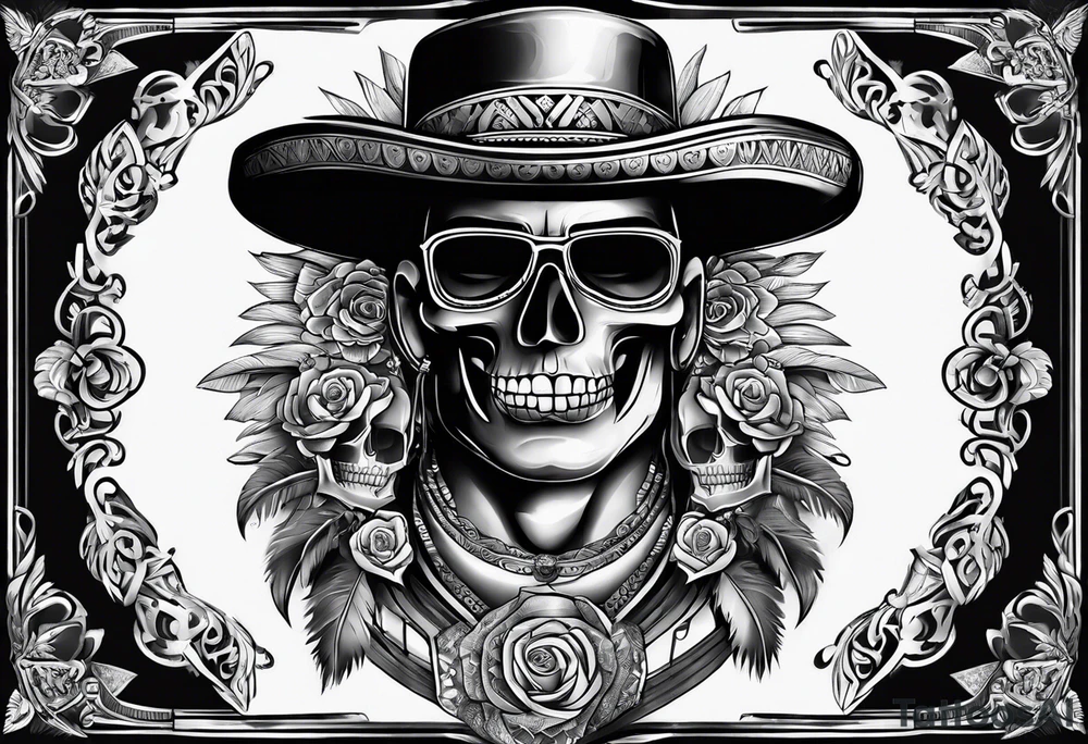 gangsta mexican style tattoo for chest tattoo idea gangsta mexican style tattoo for chest tattoo idea