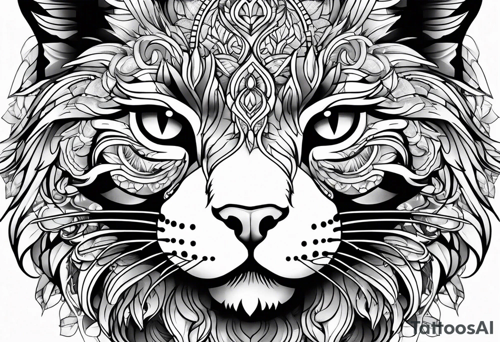 gato tattoo idea