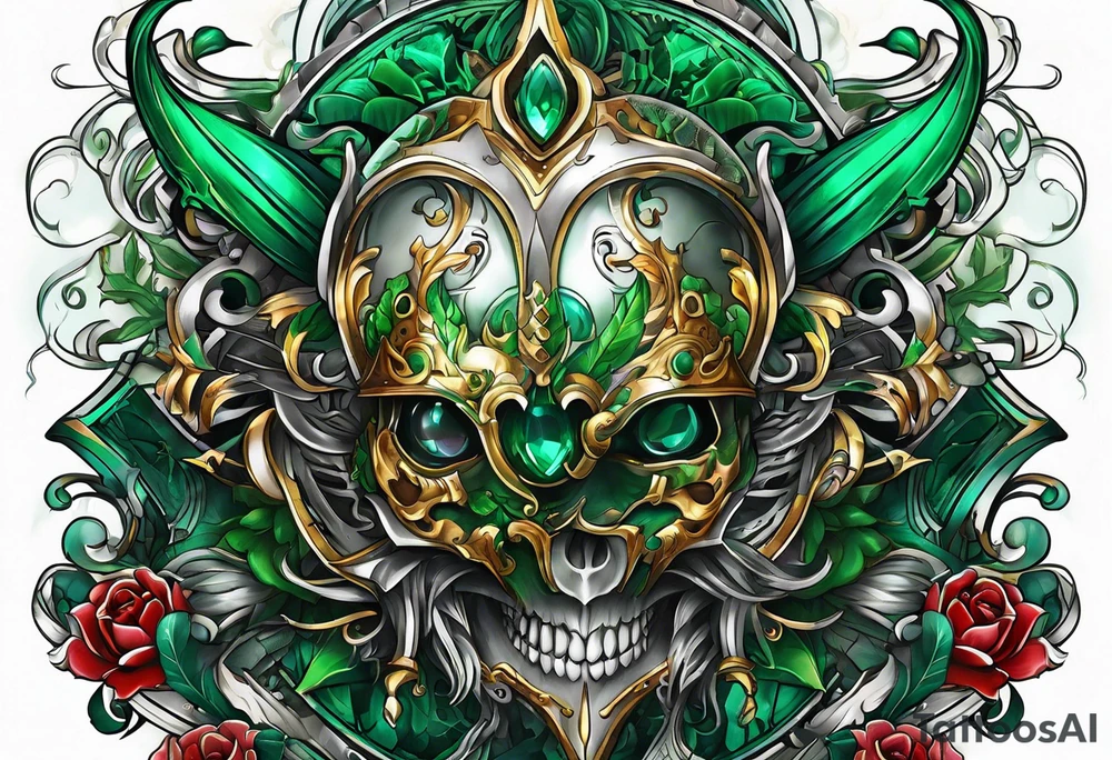 Emerald tattoo idea