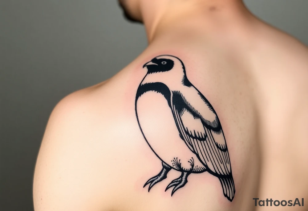 Pengolin shoulder tattoo idea