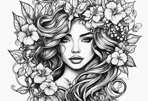 Vine work tattoo idea