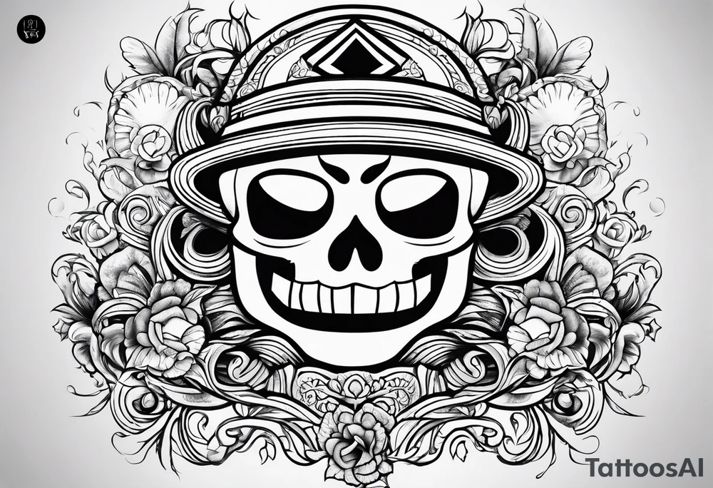 simple one piece tattoo idea