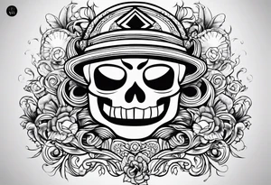 simple one piece tattoo idea