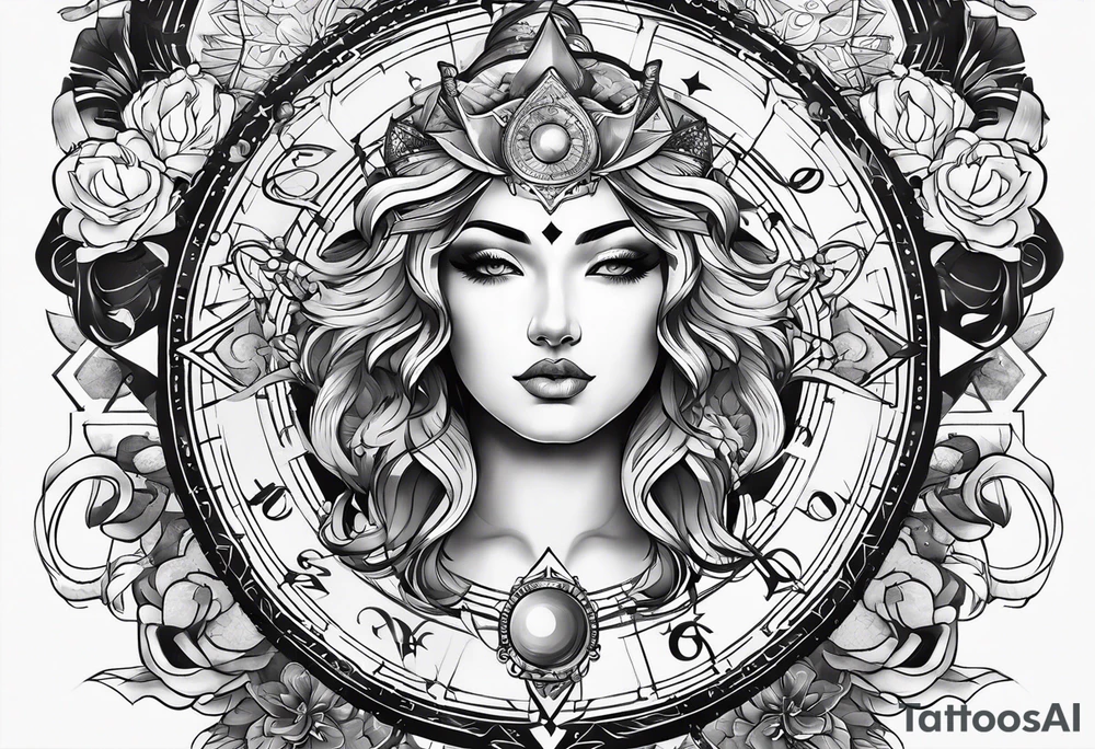 Astrology tattoo idea