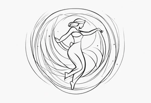 dancing tattoo idea