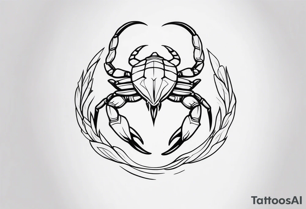 Scorpio tattoo idea