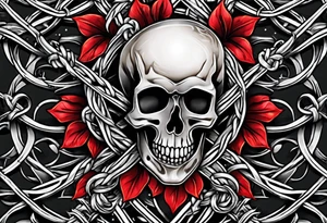 Barbed wire tattoo idea