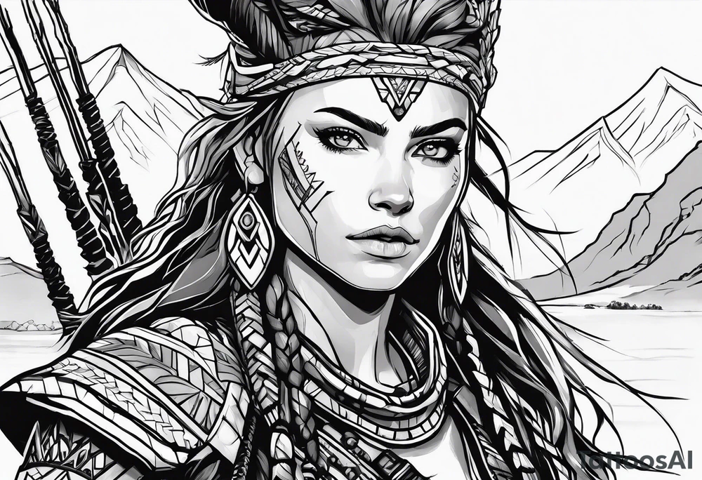 Horizon zero dawn aloytattoo ideas tattoo idea