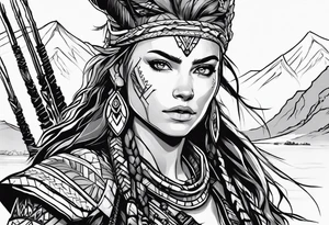 Horizon zero dawn aloytattoo ideas tattoo idea