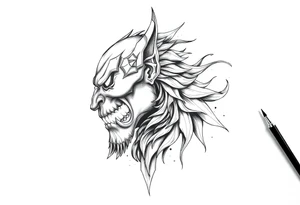 poseidan tattoo tattoo idea