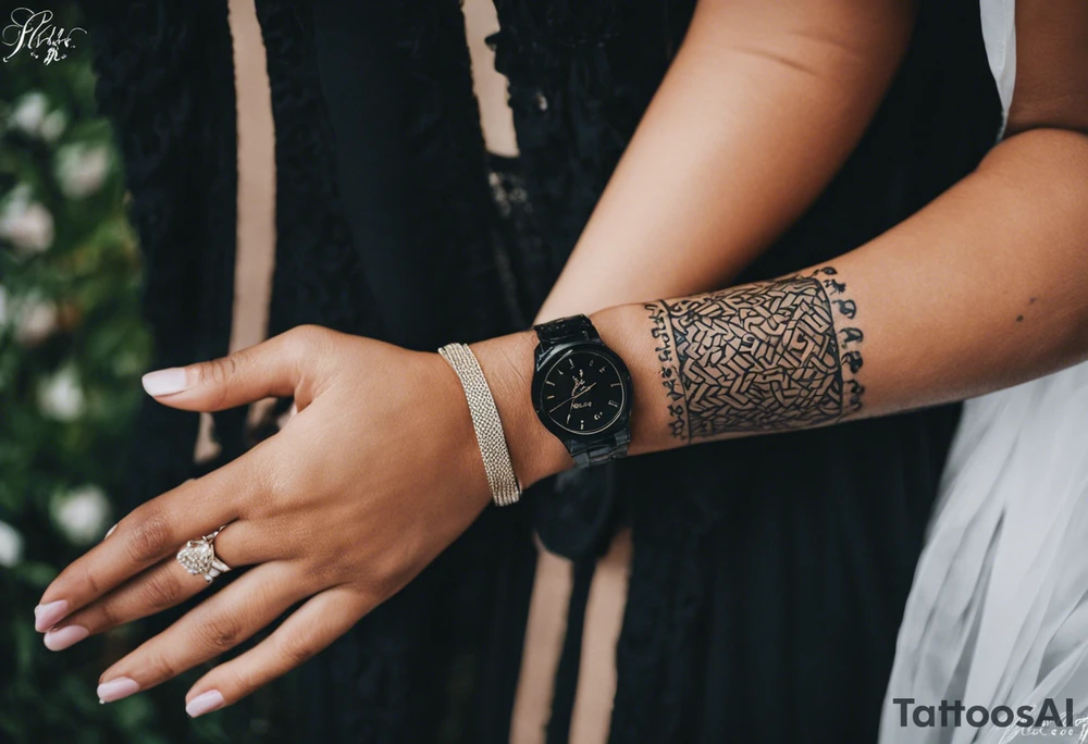 A forearm tattoo on the front of the forearm with the writing "فَأَيْنَ، يَا مَوْتُ، شَوْكَتُكَ؟ وَأَيْنَ، يَا مَوْتُ نَصْرُكَ؟ " tattoo idea
