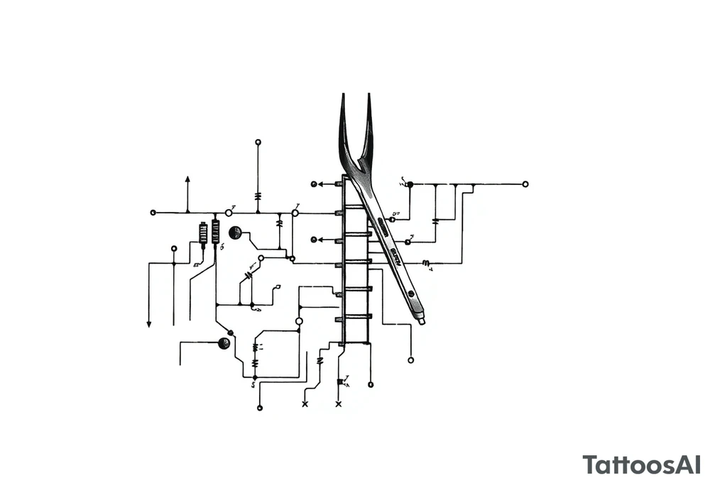 Tools, ladder logic, electronics tattoo idea