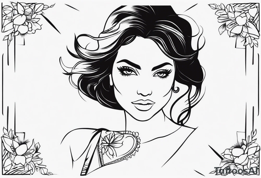 uma palavra com um singnificado forte e lindo tattoo idea