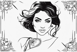 uma palavra com um singnificado forte e lindo tattoo idea