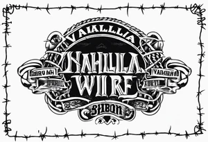 valhalla barb wire prison tattoo idea