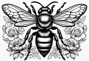 queen bee tattoo idea